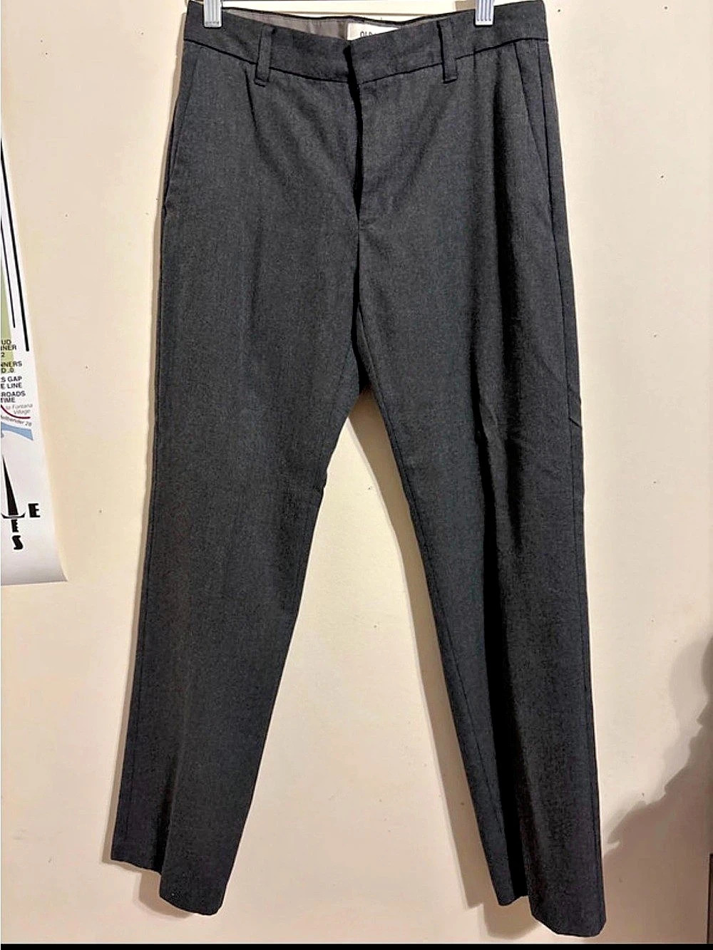 Old Navy Men's Gray Dress Pants Waist 28x30 Like New